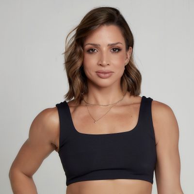 Top Fitness Academia Treino Esportivo basic preto