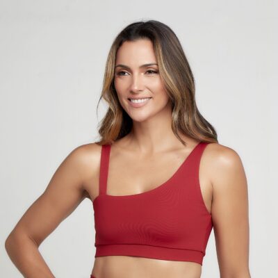 Top Fitness Academia Treino Esportivo assimétrico licor