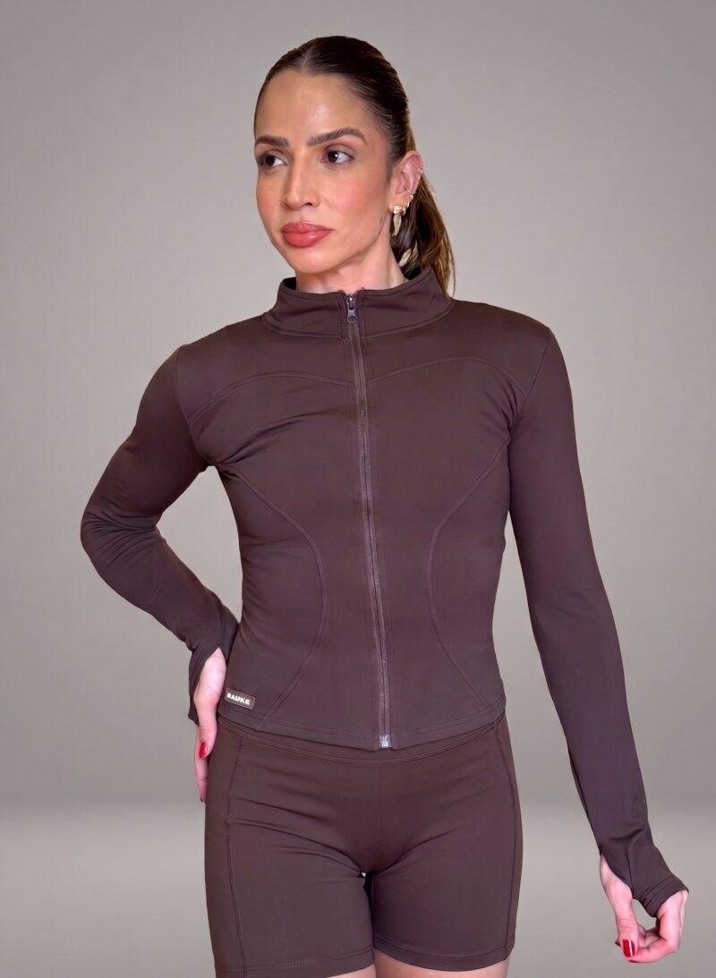 JAQUETA SHAPE MARRON