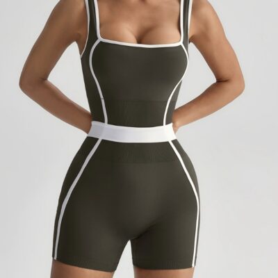 Macacão Contour Deep Olive